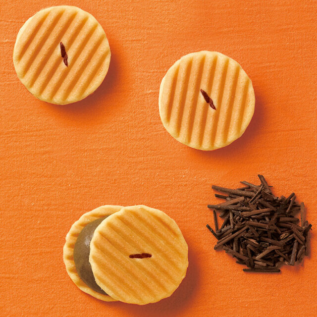 京都名菓子店【鼓月】 有機焙茶 姬千壽仙貝