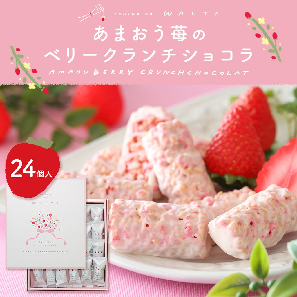 【Ichigo no Waltz 草莓華爾茲】 博多甘王草莓朱古力脆脆