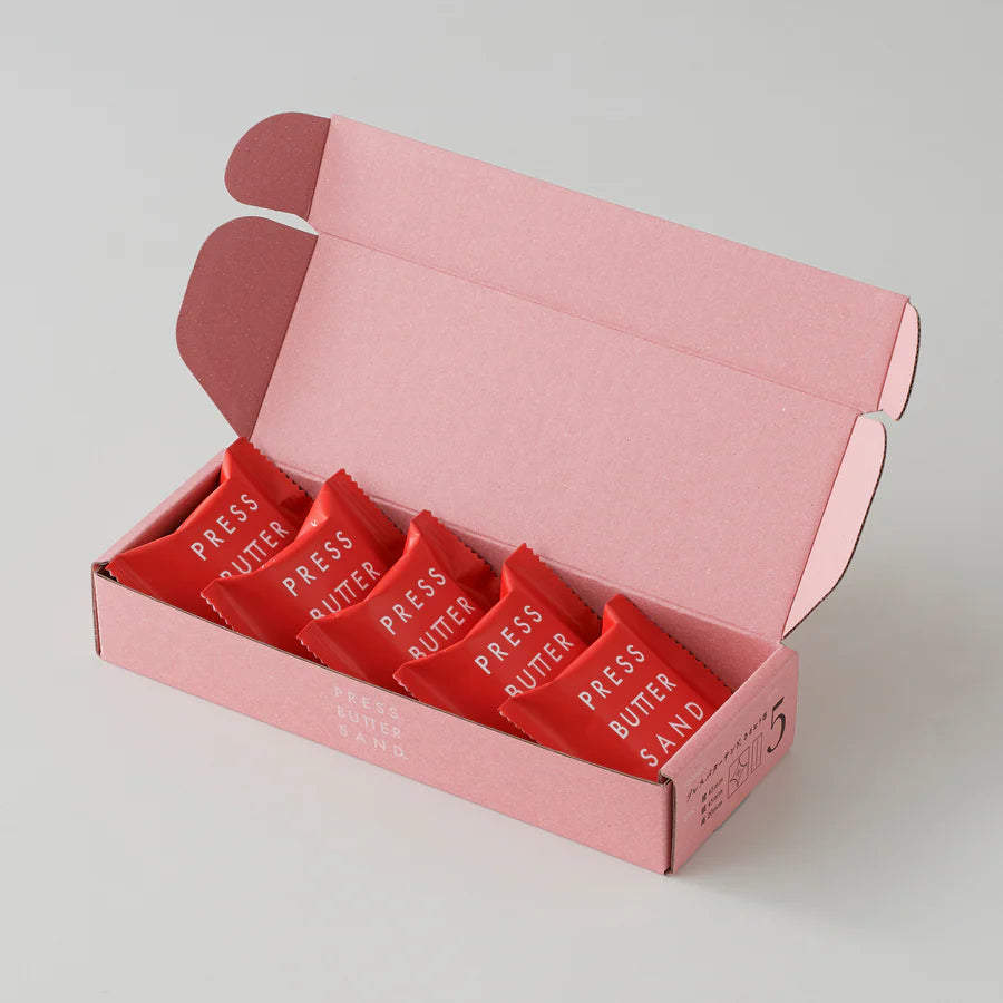 【Press Butter Sand】甘王草莓奶油夾心餅 Strawberry butter sand 5件 9件