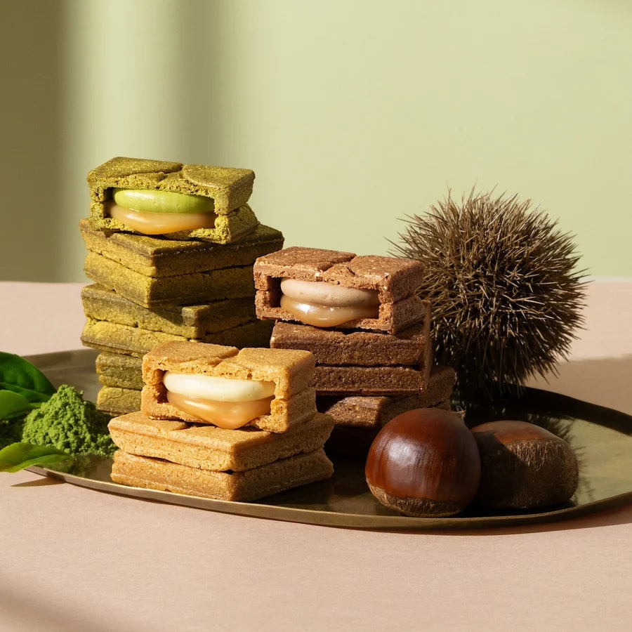 期間限定【Press Butter Sand】經典牛油・醇厚栗子・宇治抹茶 套裝
